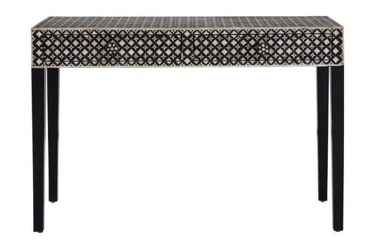 Boho Mother of Pearl Console Table