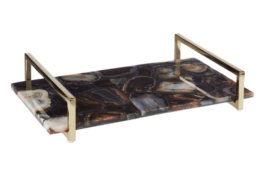 Bowerbird Black Agate Small Tray